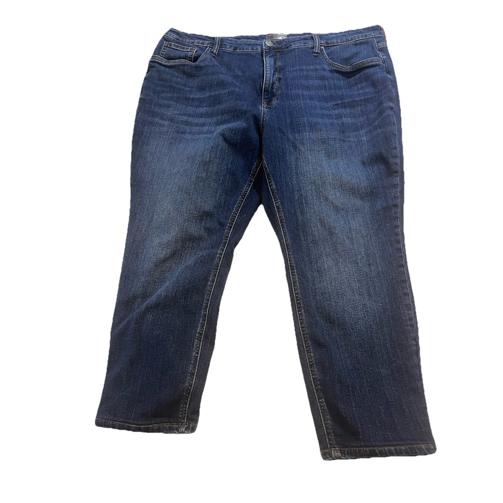 Kut From The Kloth Jeans 22W Naomi Girlfriend Ankle Straight Fab Ab High‎ Rise